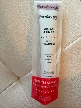 The Crème Shop What Acne? Spot Treatment — White & Red